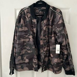 Fashion To Figure camouflage jacket with zippers and pockets